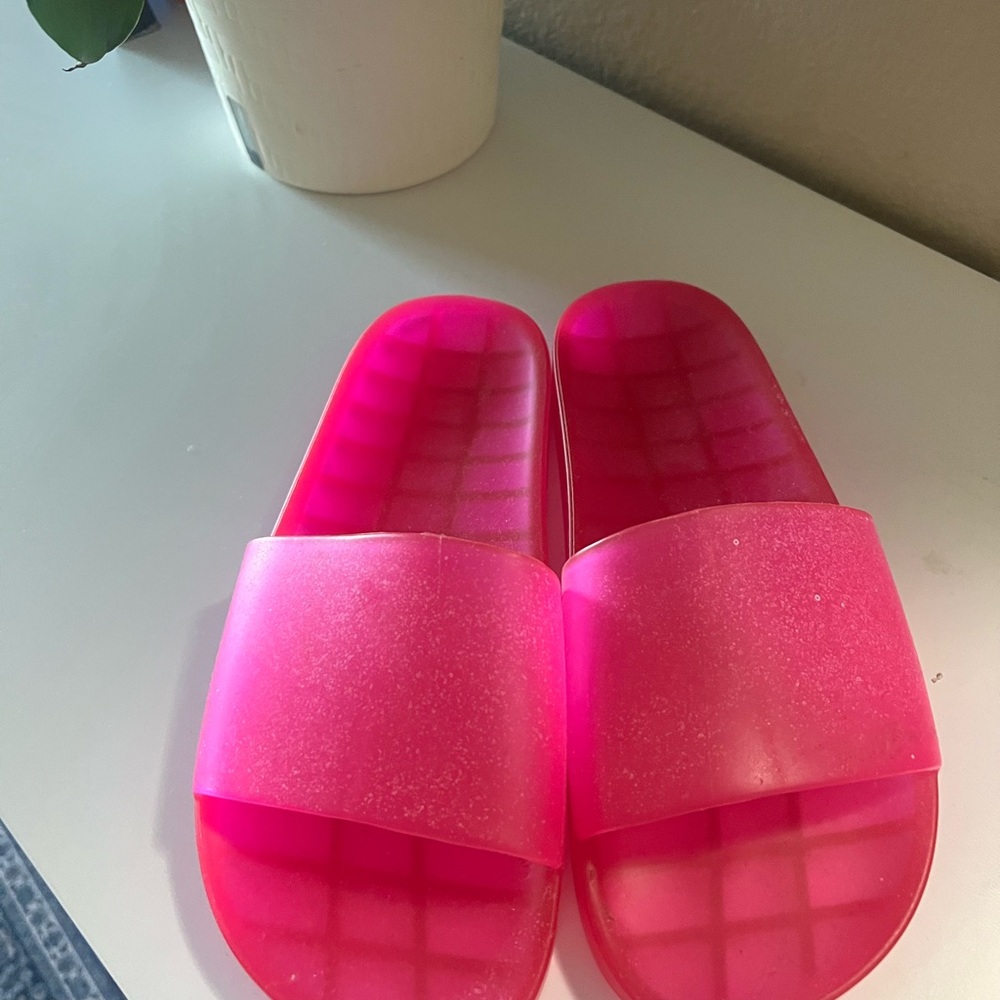Forever 21 Pink Slide Sandals
